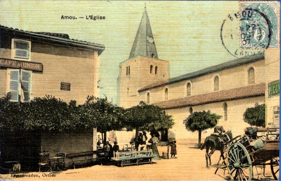 Amou (Landes) - L'église 1