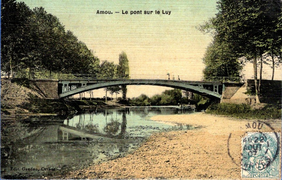 Amou (Landes) - Pont sur le Luy 1