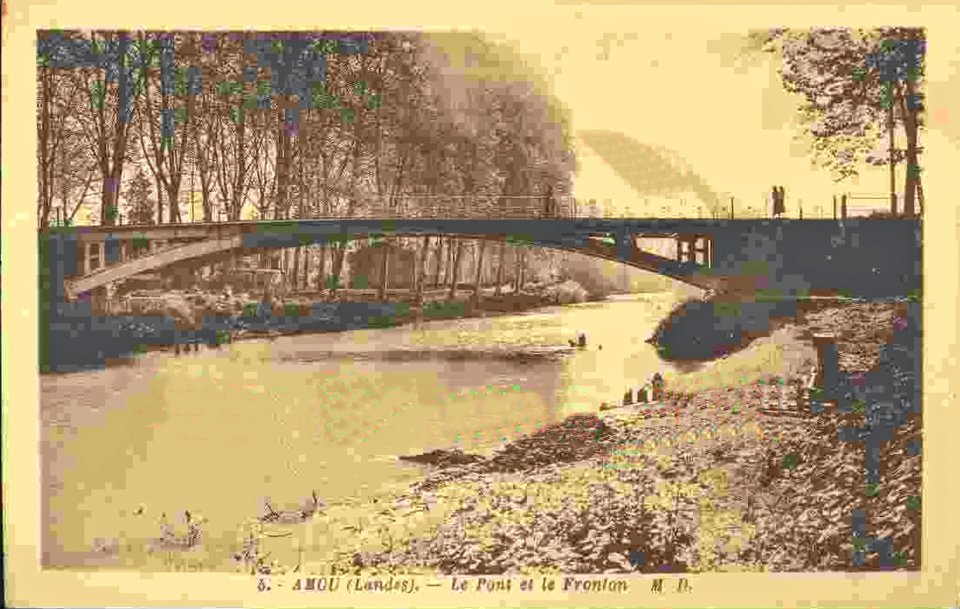 Amou (Landes) - Pont sur le Luy 2