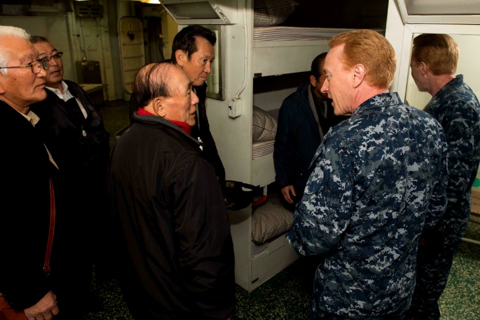 Amphibious Squadron 11 Hosts Tour Aboard USS Bonhomme Richard (LHD 6) 170118-N-NB544-073