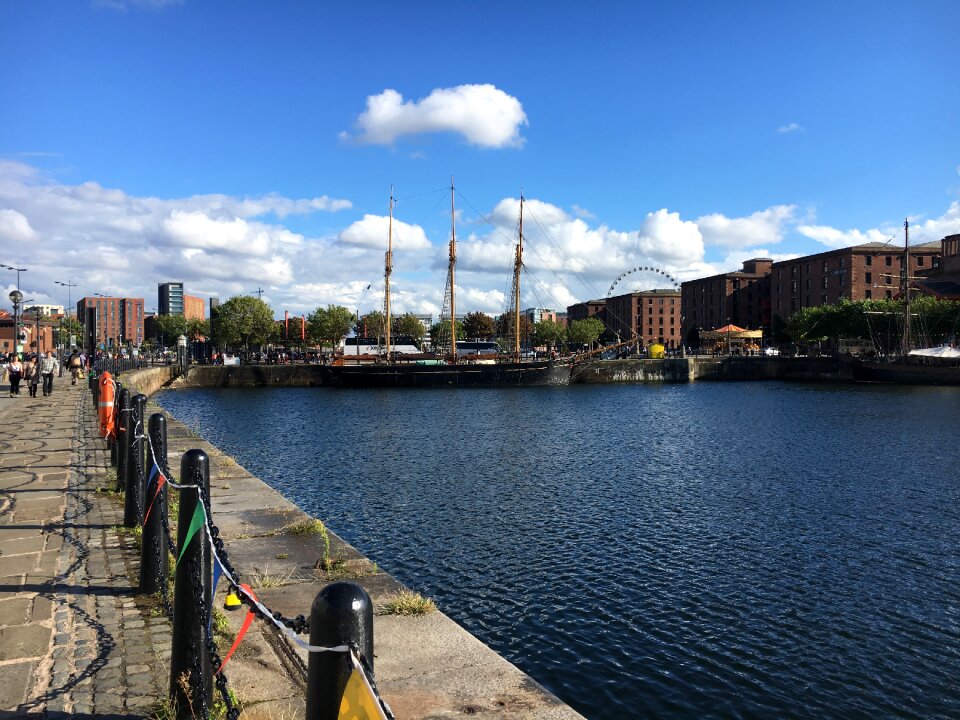 Cityscape waterfront mersey