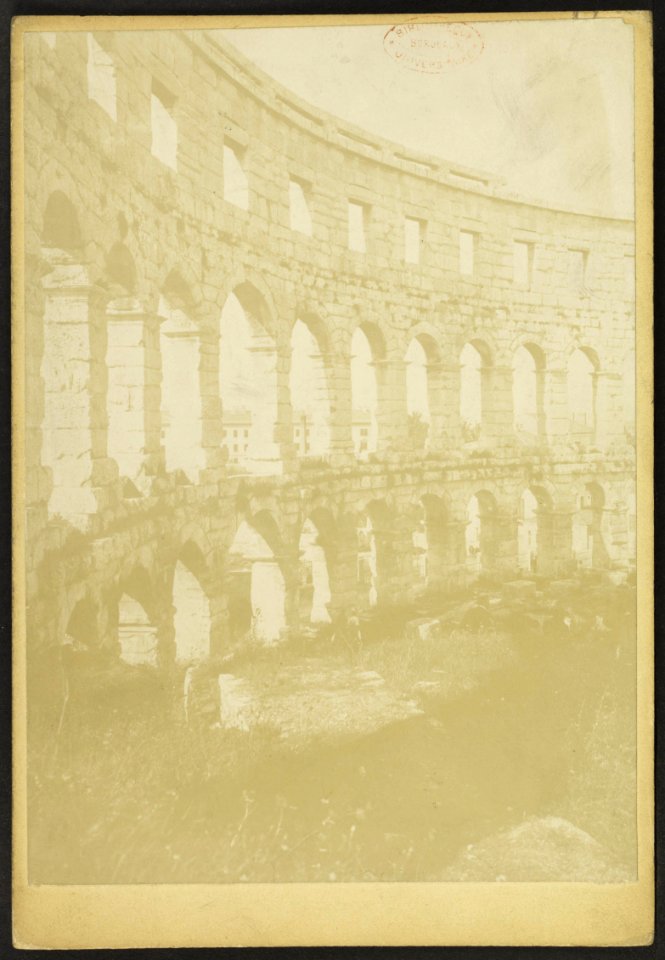 Amphithéâtre de Pula - J-A Brutails - Université Bordeaux Montaigne - 1869