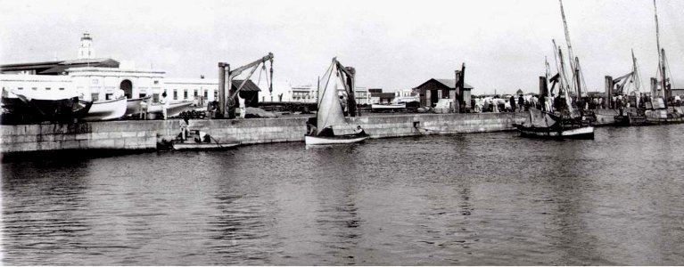 Ampliación del puerto en 1901 - Veracruz, Veracruz. México photo