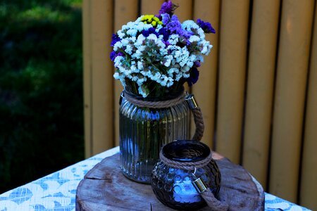 Flower vase blur photo