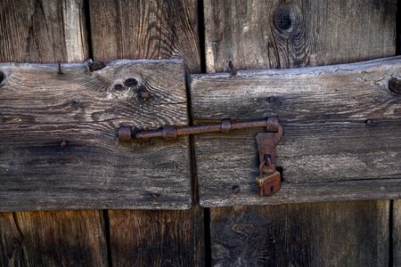 Old padlock fitting photo