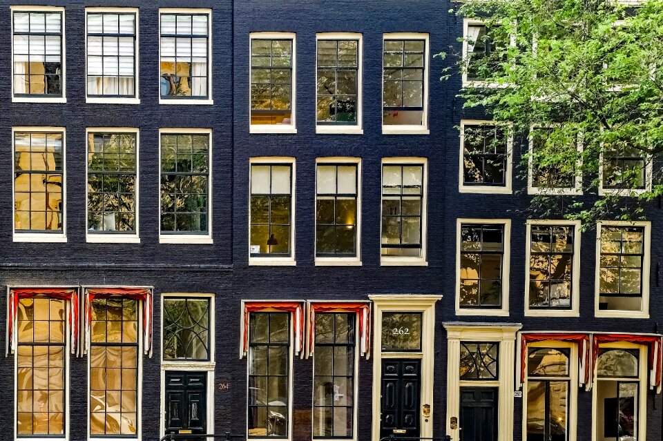 Facade brick painted brick