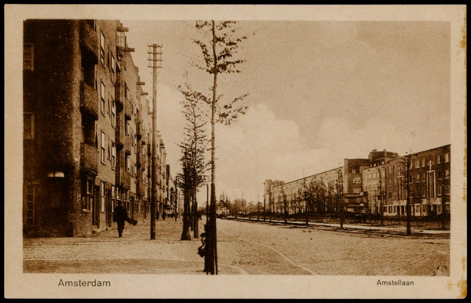 Amstellaan (thans Vrijheidslaan), Afb PRKBB00149000003