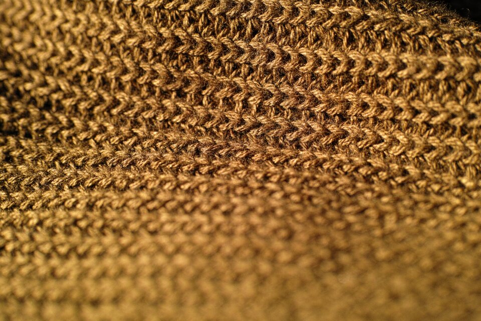 Gold fabric textile