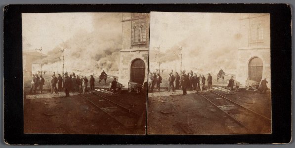 Amsterdam brandt op de Handelskade - Maarten Benschop photo