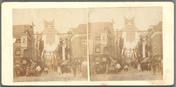 Amsterdam Krooningsfeest Utrechtsche Straat - Maarten Benschop