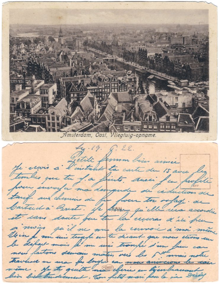 Amsterdam – Oost -Montelbaanstoren, Oudeschans...- (Vliegtuing-Opname) 01