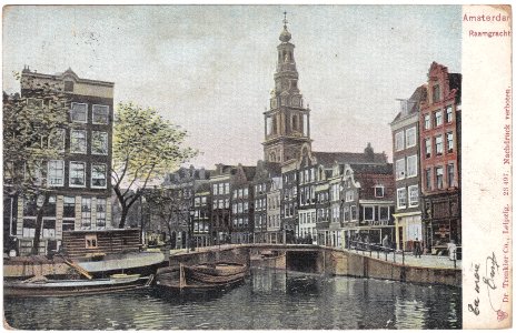 Amsterdam — Raamgracht & Zuiderkerk photo