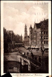Amsterdam, Raadhuisstraat met Westertoren (1925) photo