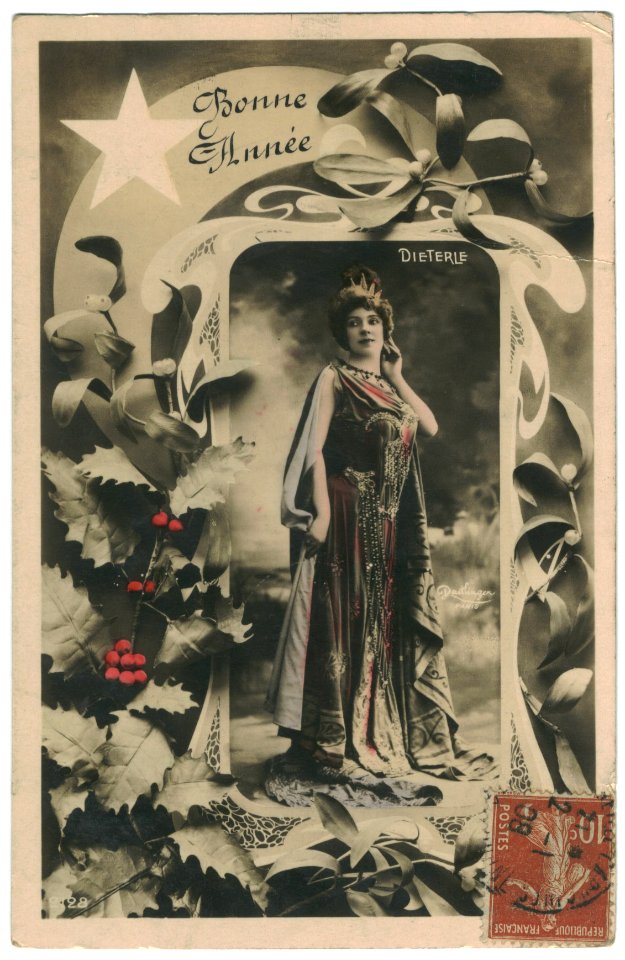 Amélie Diéterle (1871-1941) carte postale (A15)