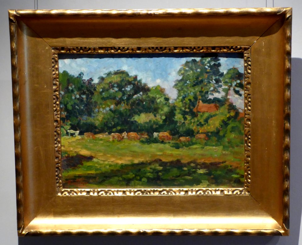 An english landscape, by Alfred William Finch