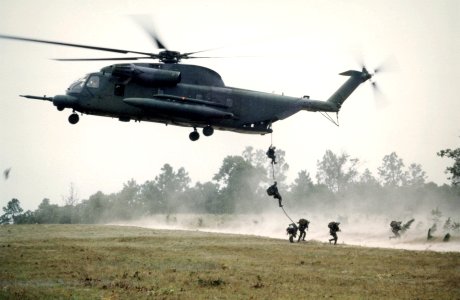 An MH-53 Pave Low helicopter