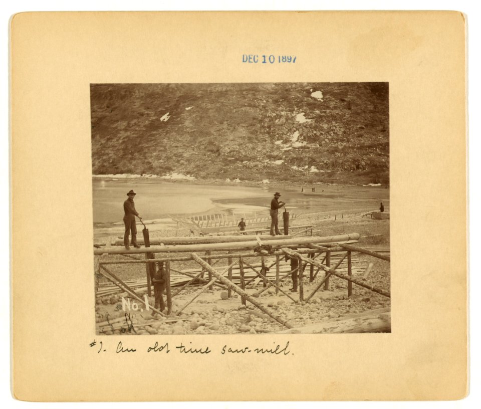 An old time saw-mill LCCN96510187