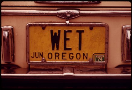 An-oregon-personalized-license-plate-with-the-letters-wet111973 4271732769 o