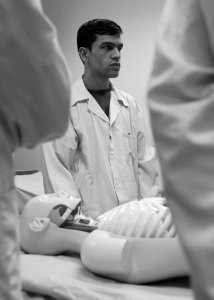 ANA Nursing Student Listens To Lecture DVIDS355219
