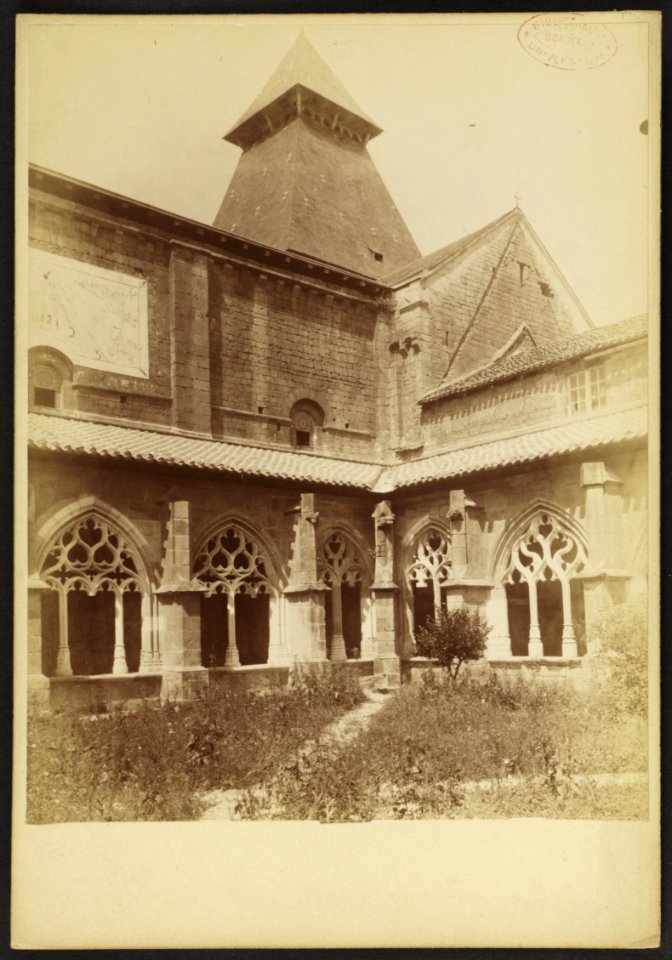 Ancienne abbaye de Cadouin - J-A Brutails - Université Bordeaux Montaigne - 1318