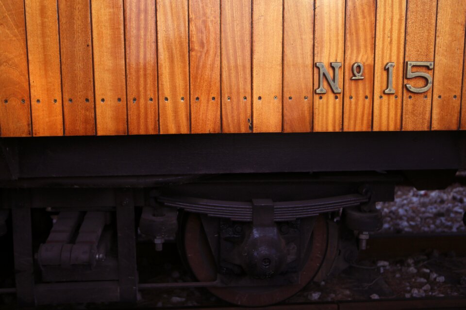 Railroad wheel wood