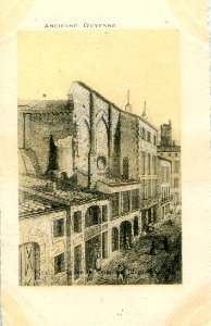 Ancienne Guyenne - Bordeaux église des Templiers