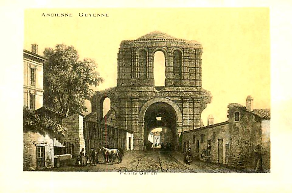 Ancienne Guyenne - Bordeaux Ruines du Palais Gallien 1