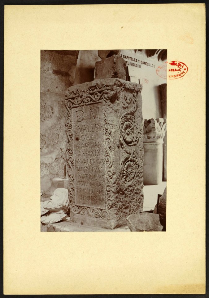 Ancienne inscription - J-A Brutails - Université Bordeaux Montaigne - 1517