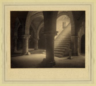 Ancient crypt cellars in Provins, France LCCN2004673279