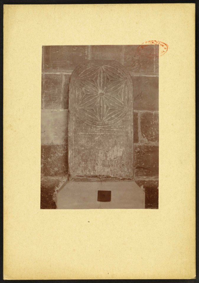 Ancienne inscription - J-A Brutails - Université Bordeaux Montaigne - 1519