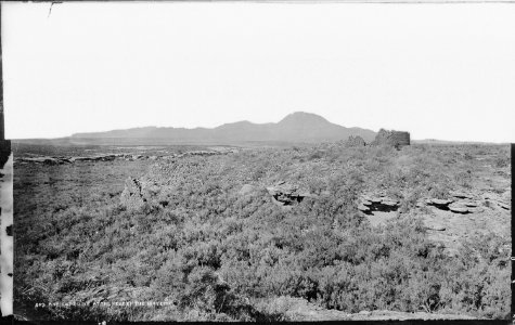 Ancient ruins at the head of the McElmo. El Late Mountains. Montezuma County, Colorado. - NARA - 517191