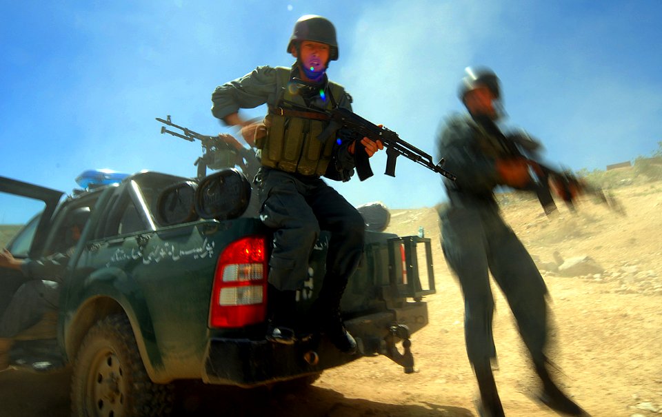 ANCOP officers train for future operations in Afghanistan. (4534699709)