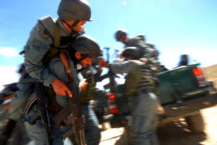 ANCOP officers train for future operations in Afghanistan. (4535334132)