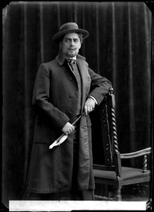 Anders de Wahl in Gengångare at Dramatiska teatern 1908 - SMV - NV013