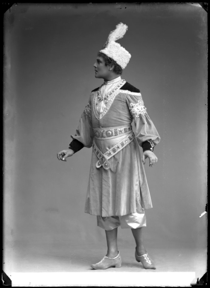 Anders de Wahl in Aladdin at Dramatiska teatern 1914 - SMV - NV026