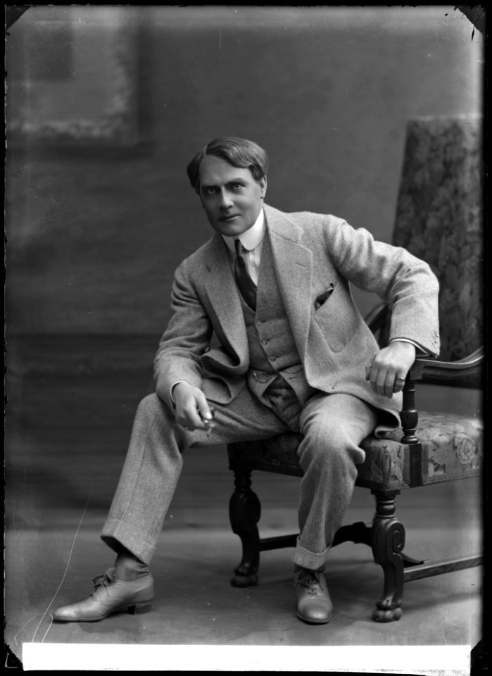Anders de Wahl as Teddy Kimberley in Min vän Teddy at Dramaten 1913 - SMV - GV031