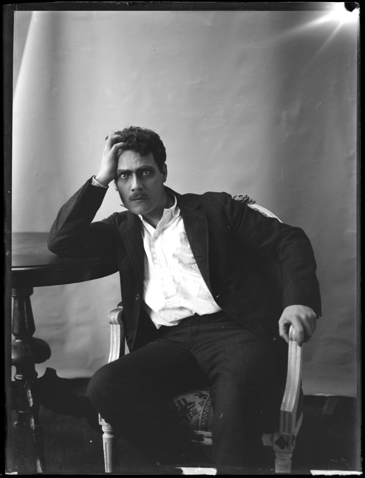 Anders de Wahl in Lucifer at Svenska teatern 1904 - SMV - NV022