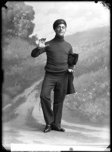 Anders de Wahl in Per Olsson och hans käring at Dramatiska teatern 1909 - SMV - NV008