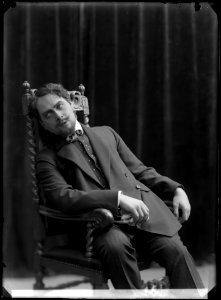 Anders de Wahl in Gengångare at Dramatiska teatern 1908 - SMV - NV012