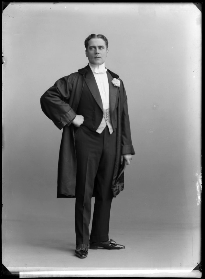 Anders de Wahl in Lady Frederick at Dramatiska teatern 1909 - SMV - NV011