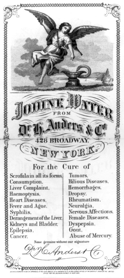 Anders' Iodine Water LCCN2001701410