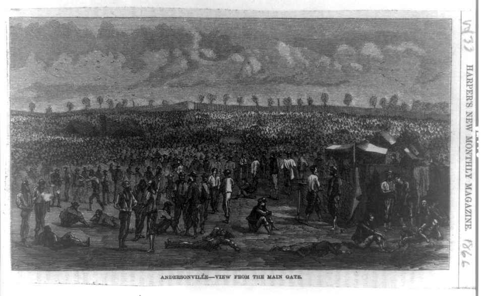 Andersonville - view from the main gate LCCN2002710369