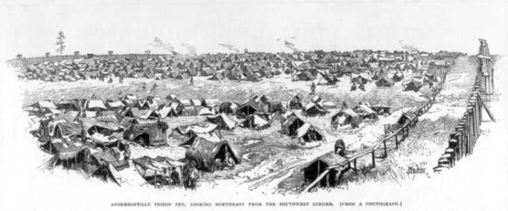 Andersonville Prison pen, looking Northeast from the Southwest corner LCCN2006683516