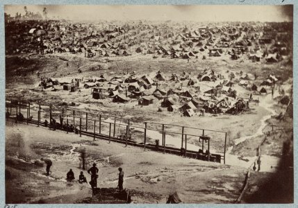 Andersonville Prison, Ga., August 17, 1864. Bird's eye view LCCN2013645524