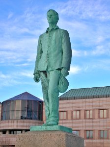 Andersonville Boy Civil War Monument by Bela Pratt, Hartford, CT - February 2016