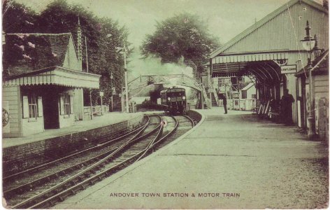 Andover Town railway station photo