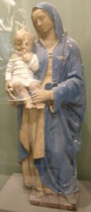 Andrea della robbia, vergine col bambino in braccio
