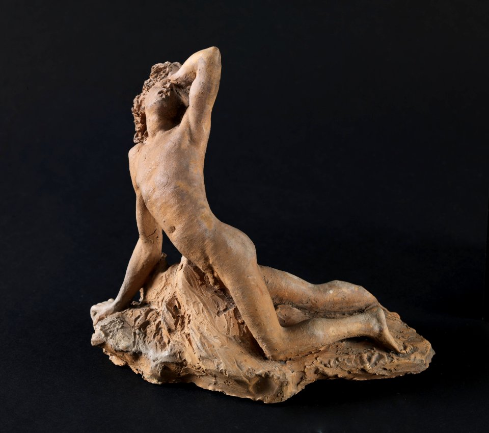 Andrea Malfatti – Figura maschile nuda semisdraiata