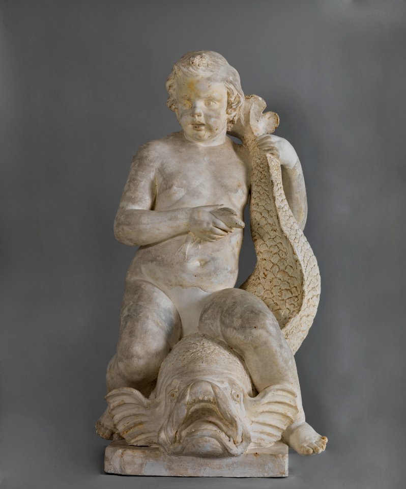 Andrea Malfatti – Putto a cavallo di un delfino