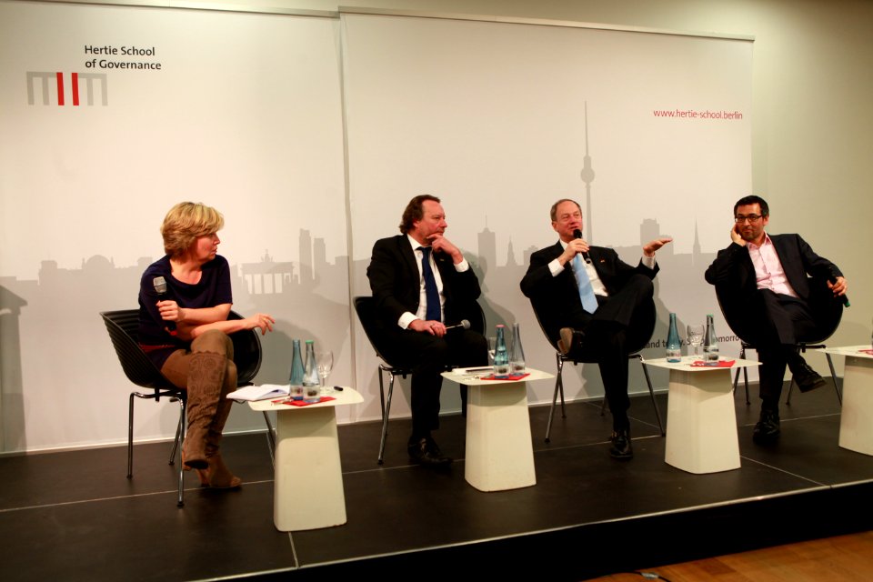 Andrea Römmele, Helmut K. Anheier, John B. Emerson, and Mark Kayser, April 2016 (4)